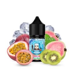 Khan Extra Cool Salt Passion Fruit Kiwi Guava 30ml - Tinh Dầu Pod Salt Nic