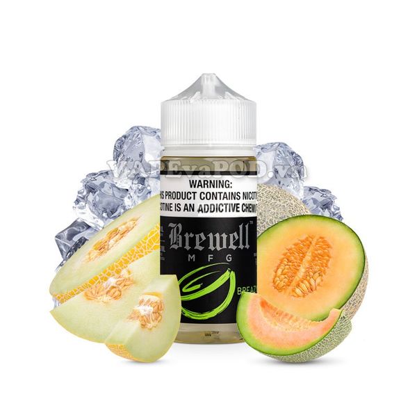 Brewell MFG Melon Breazy 100ml - Tinh Dầu Vape