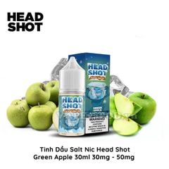 Head Shot Green Apple 30ml - Tinh Dầu Vape Pod Salt Nic