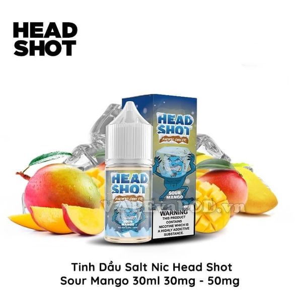 Head Shot Sour Mango 30ml - Tinh Dầu Vape Pod Salt Nic