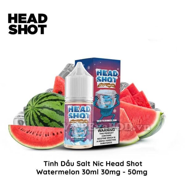 Head Shot Watermelon 30ml - Tinh Dầu Vape Pod Salt Nic