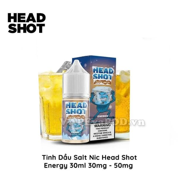 Head Shot Energy 30ml - Tinh Dầu Vape Pod Salt Nic