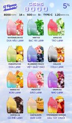 CS25 CS8000 Apple Ice - Vape Pod 1 Lần 8000 Hơi