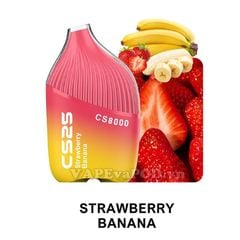 CS25 CS8000 Strawberry Banana - Vape Pod 1 Lần 8000 Hơi