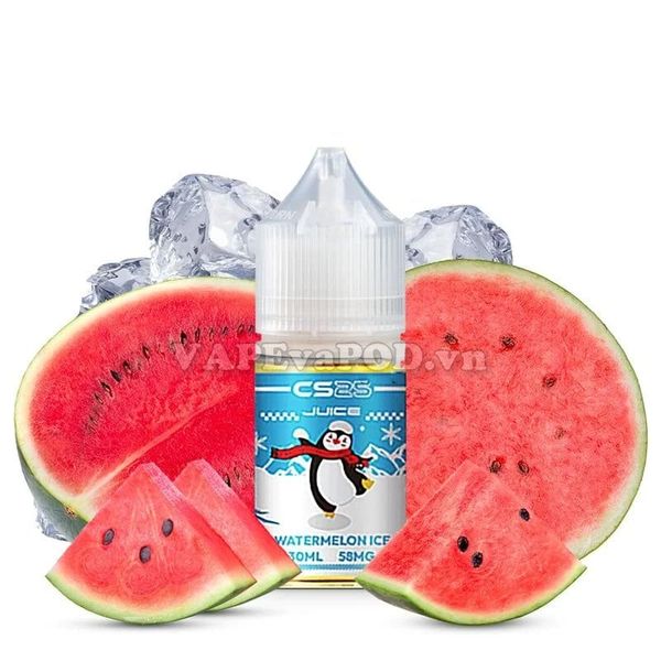 CS25 Salt Watermelon Ice 30ml - Tinh Dầu Vape Pod Salt Nic