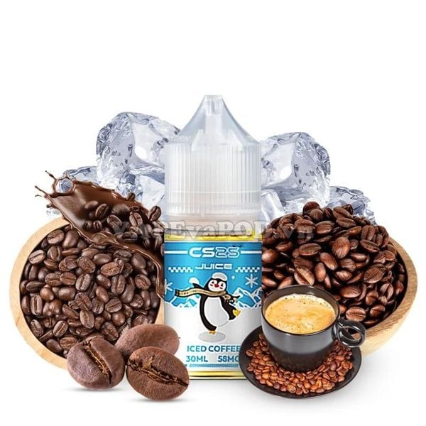 CS25 Salt Iced Coffee 30ml - Tinh Dầu Vape Pod Salt Nic