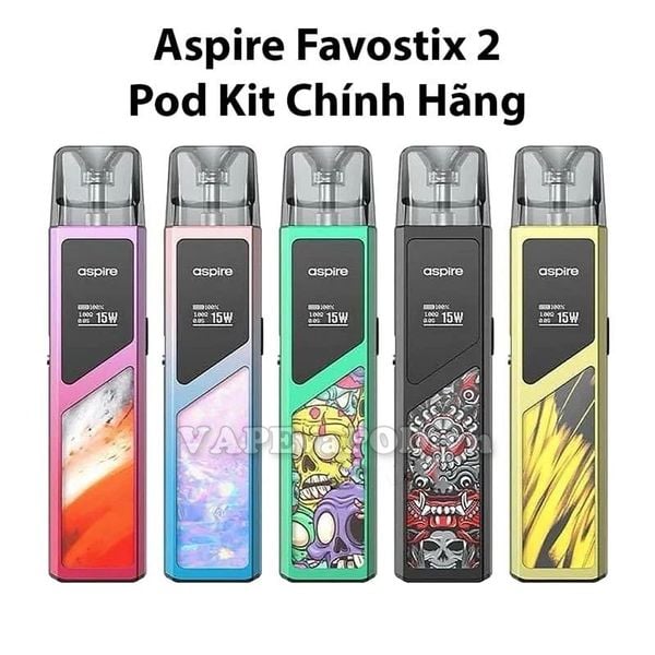 Aspire Favostix 2 Vape Pod Kit Chính Hãng