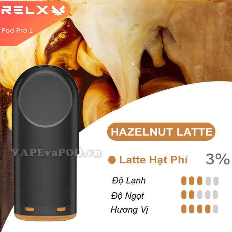 Pod Du RELX Pod Pro 2 Hazelnut Latte Chnh Hng