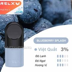 Pod Dầu RELX Pod Pro 2 Blueberry Splash Chính Hãng