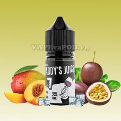 Daddy's Juice No.7 Salt Peach Passion Fruit 30ml - Tinh Dầu Vape Pod Salt Nic