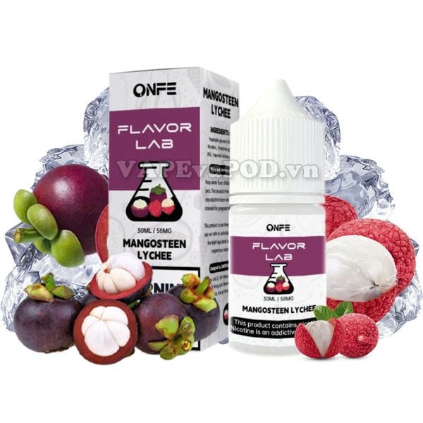 ONFE Flavor Lab Mangosteen Lychee 30ml - Tinh Dầu Vape Pod Salt Nic