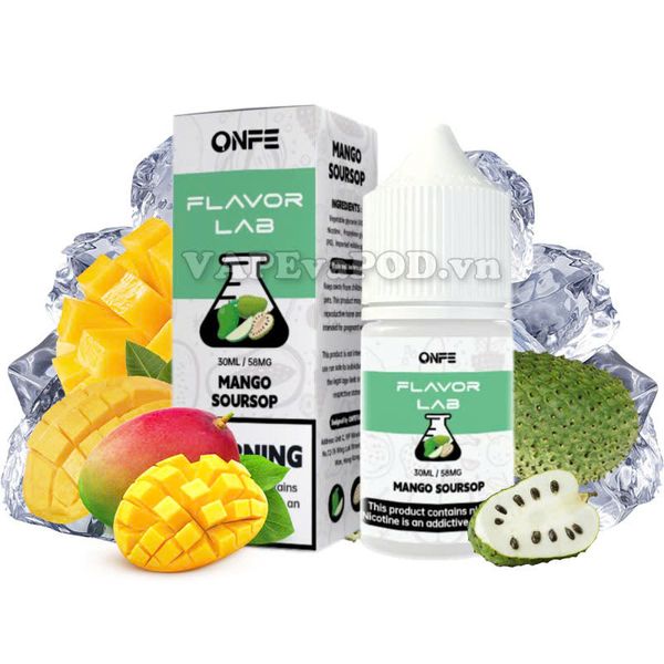 ONFE Flavor Lab Mango Soursop 30ml - Tinh Dầu Vape Pod Salt Nic