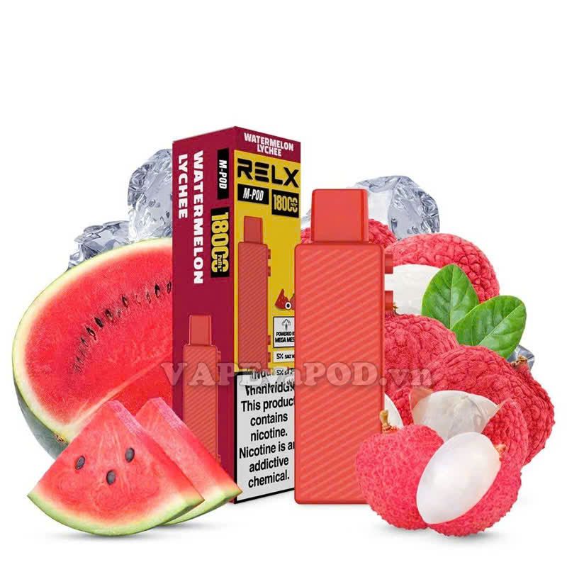 RELX M Pod Watermelon Lychee - Pod 1 Lần 18000 Hơi