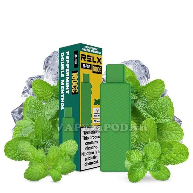RELX M Pod Peppermint Double Menthol - Pod 1 Lần 18000 Hơi