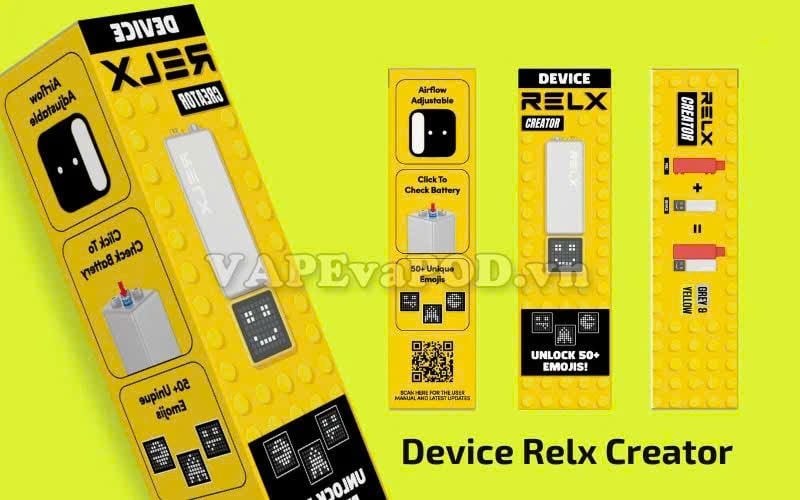 Máy Relx M Creator Device Closed Pod Chính Hãng