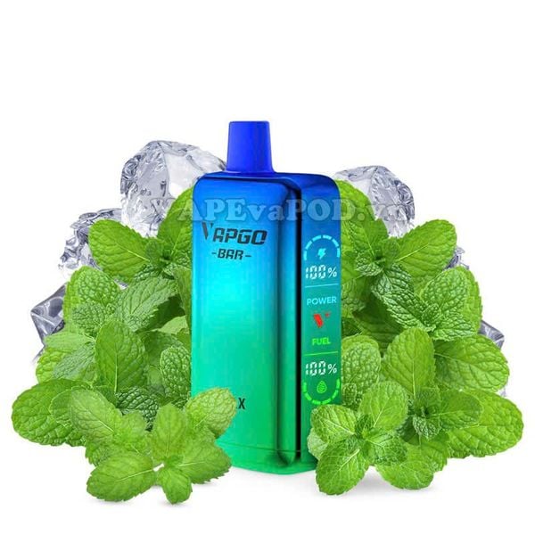 Vapgo Bar VMax Cool Mint - Pod 1 lần 15000 Hơi