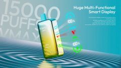 Vapgo Bar VMax Cool Mint - Pod 1 lần 15000 Hơi