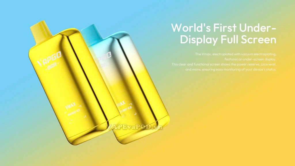 Vapgo Bar VMax Raw Mango - Pod 1 lần 15000 Hơi