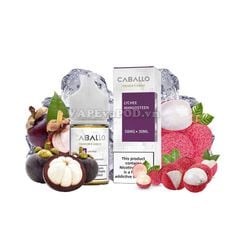 Caballo Salt Lychee Mangosteen 30ml - Tinh Dầu Vape Pod Salt Nic