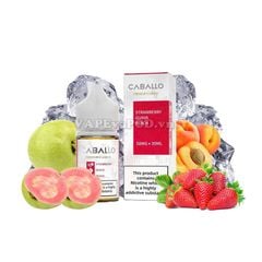 Caballo Salt Strawberry Peach Guava 30ml - Tinh Dầu Vape Pod Salt Nic