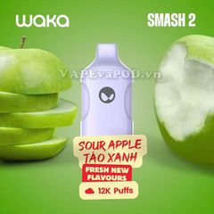Waka Smash 2 Sour Apple - Pod 1 Lần 12000 Hơi