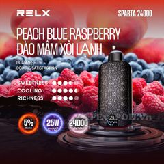 Relx Sparta Peach Blue Raspberry - Pod 1 Lần 24000 Hơi