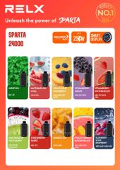 Relx Sparta Strawberry Watermelon - Pod 1 Lần 24000 Hơi