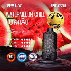 Relx Sparta Watermelon Chill - Pod 1 Lần 24000 Hơi