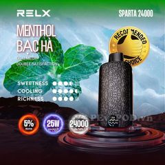 Relx Sparta Menthol - Pod 1 Lần 24000 Hơi