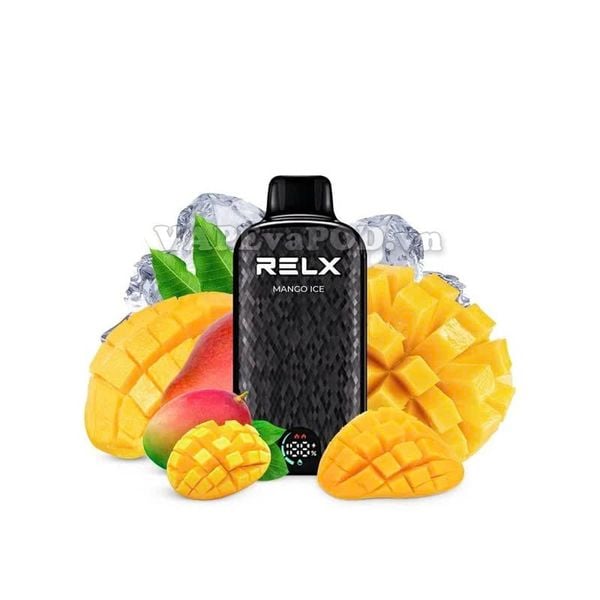 Relx Sparta Mango Ice - Pod 1 Lần 24000 Hơi