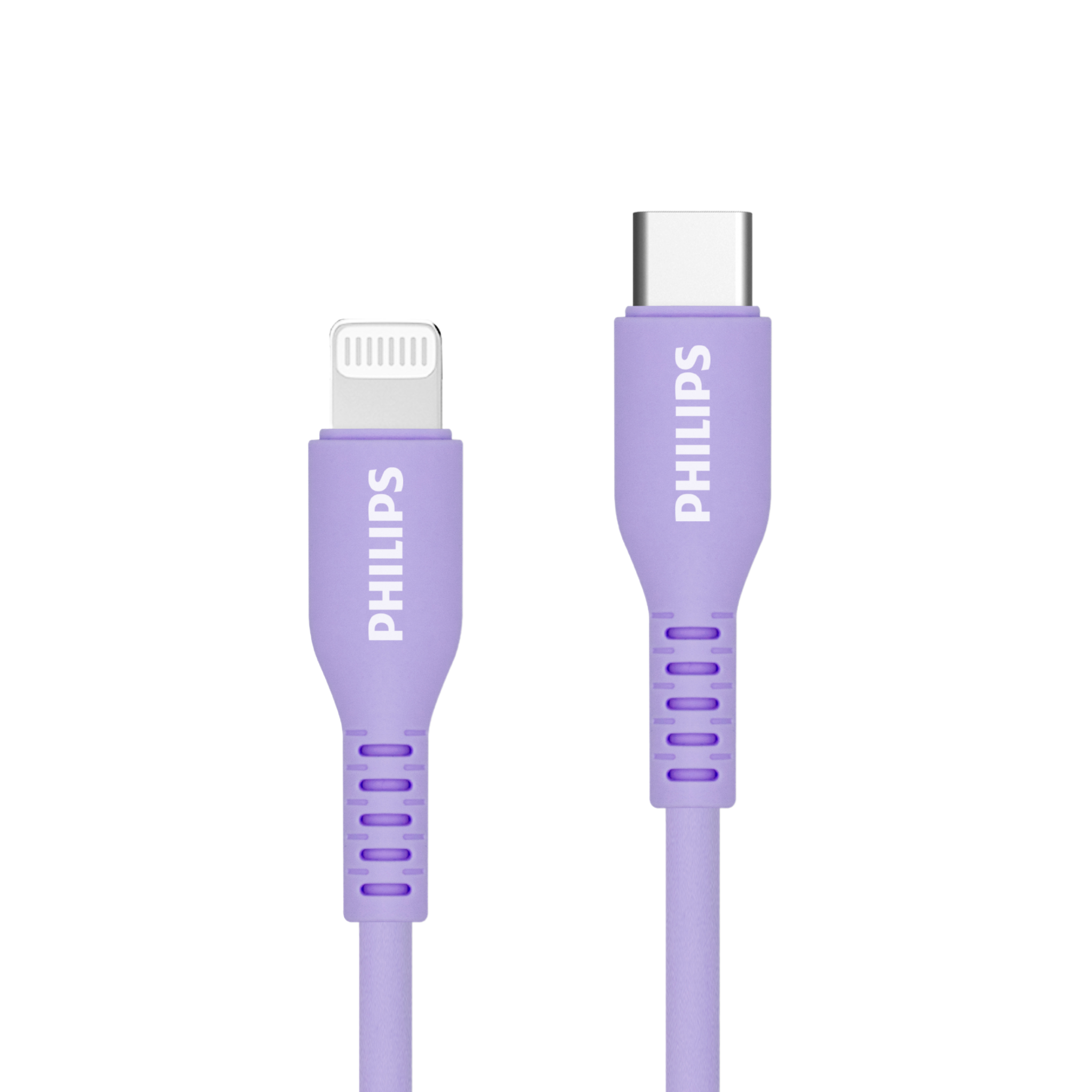  Cáp sạc Philips DLC8631 Type C to Lightning, Chuẩn MFI, 1.2M 