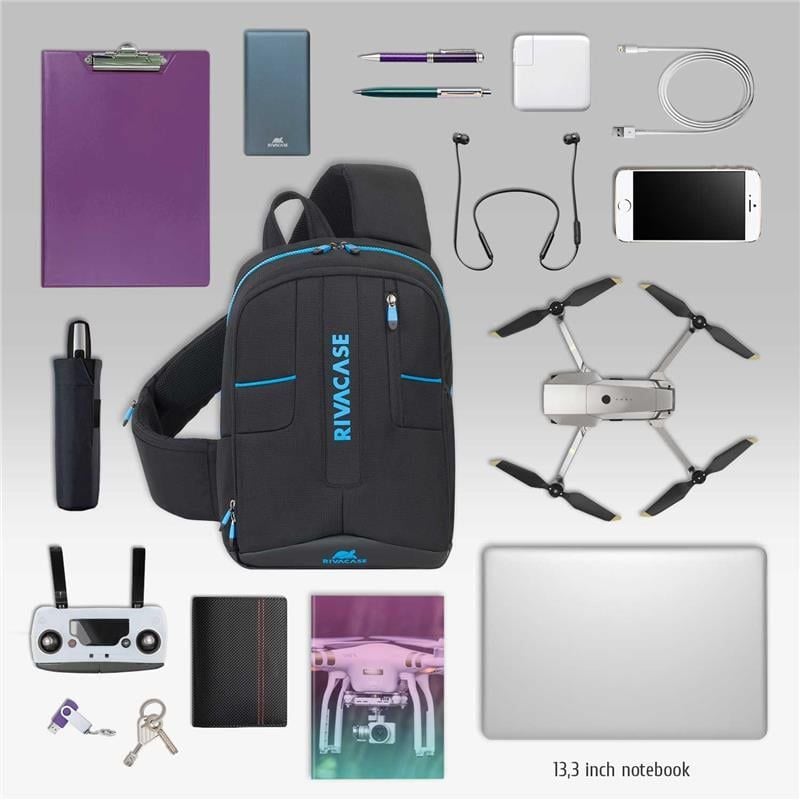  Ba lô đeo chéo Rivacase 7870 dành cho Laptop 13.3inch 