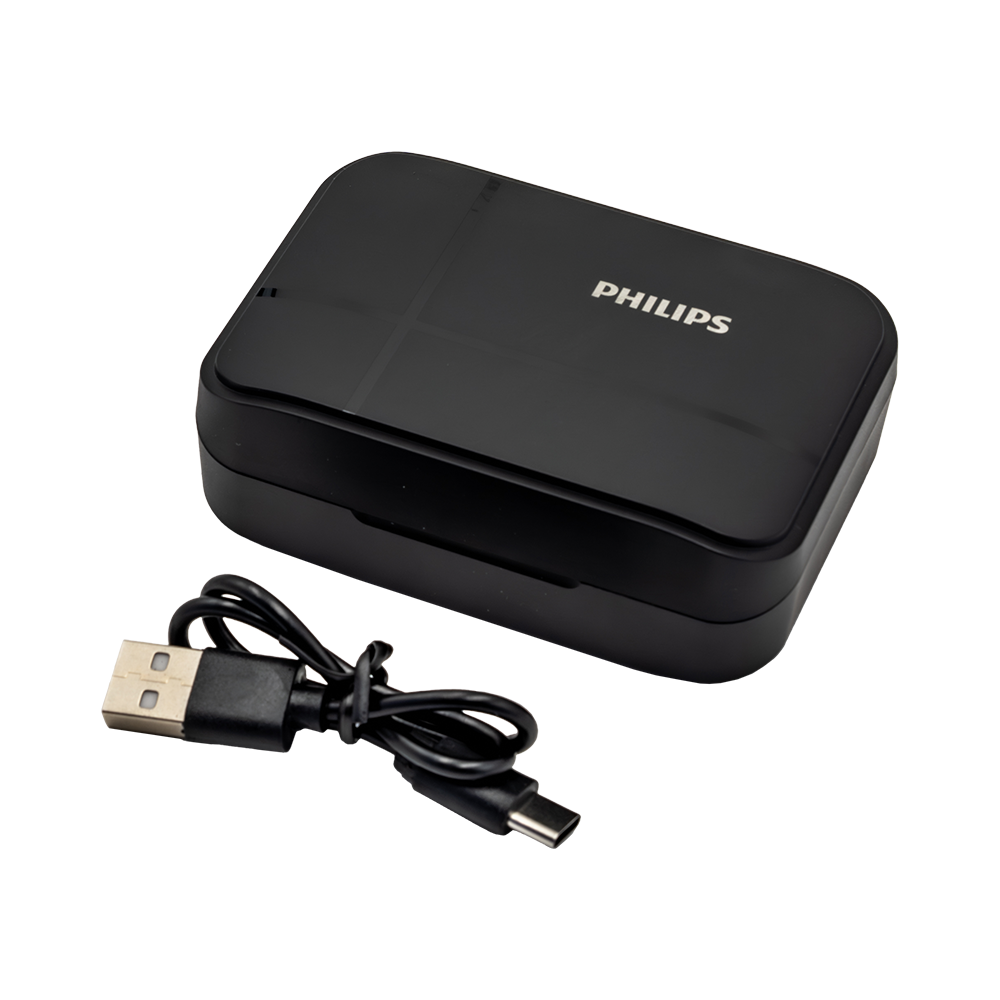  Bộ micro không dây cài áo Philips DLM9002C kết nối cổng USB-C (1 Receiver + 2 Mic) 