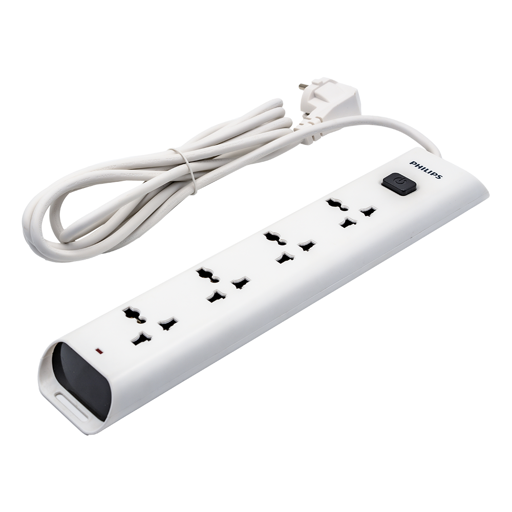  Ổ cắm điện Philips CHP2442WB, 4 lỗ, dây dài 3m 