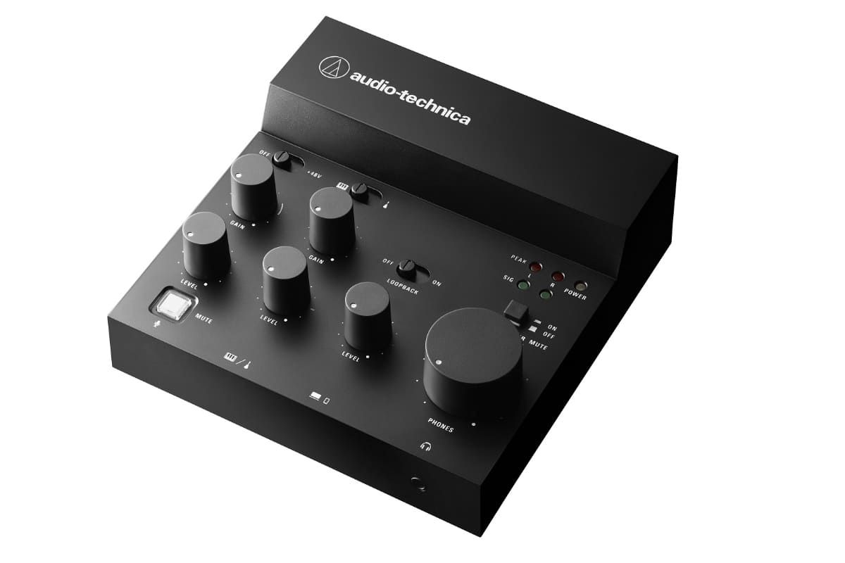  Soundcard Audio Technica AT-UM3X - Livestreaming USB Audio Mixer 
