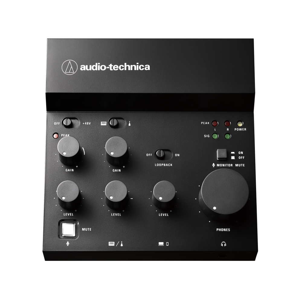  Soundcard Audio Technica AT-UM3X - Livestreaming USB Audio Mixer 