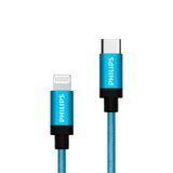  Cáp sạc Philips DLP5545 Type C to Lightning, Chuẩn MFI, 1.0M 