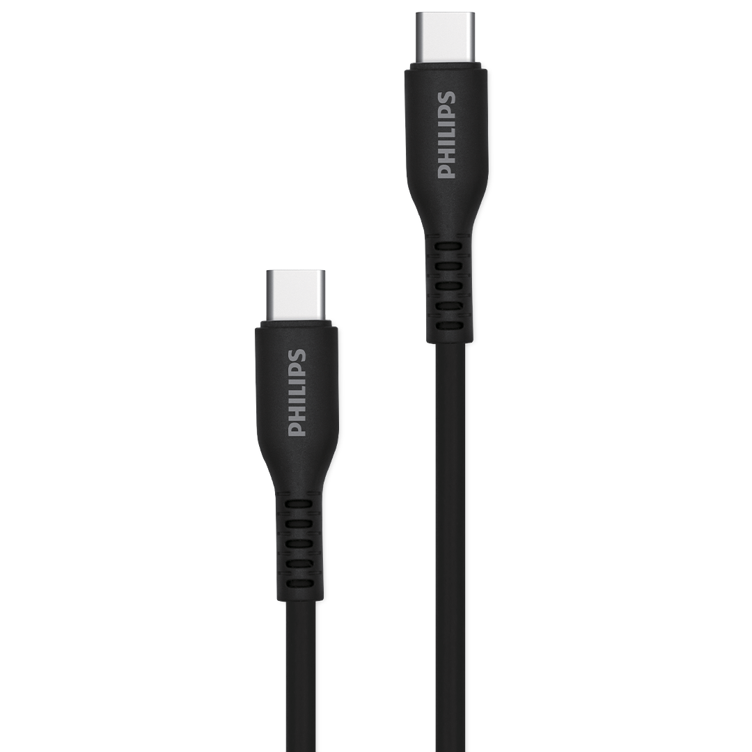  Cáp sạc Philips DLC8601 Type - C to Type - C (USB 2.0), 1.2M, Max 60W 