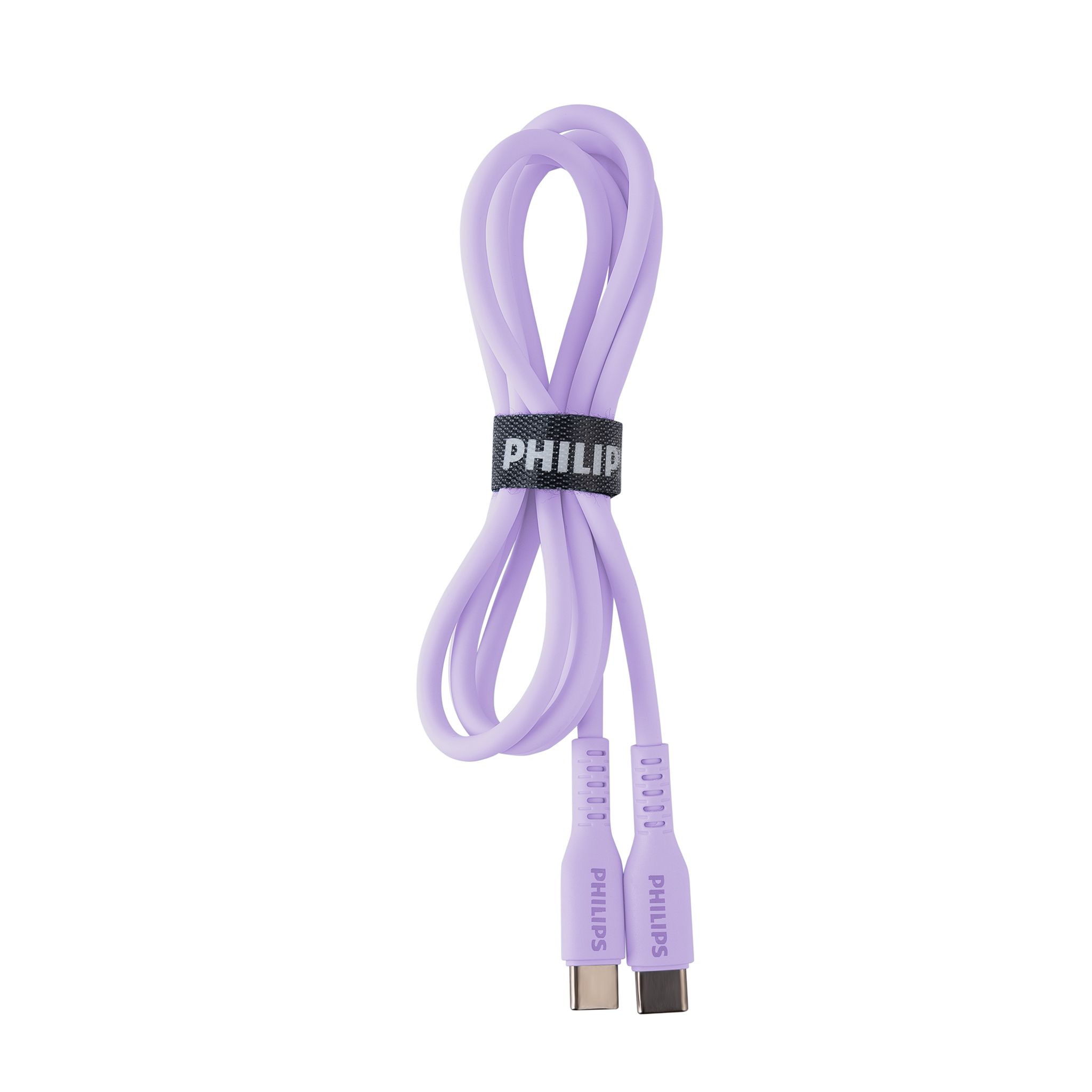  Cáp sạc Philips DLC8601 Type - C to Type - C (USB 2.0), 1.2M, Max 60W 