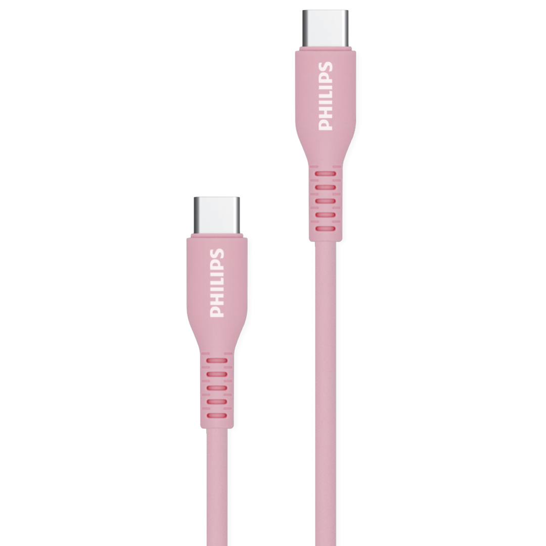  Cáp sạc Philips DLC8601 Type - C to Type - C (USB 2.0), 1.2M, Max 60W 