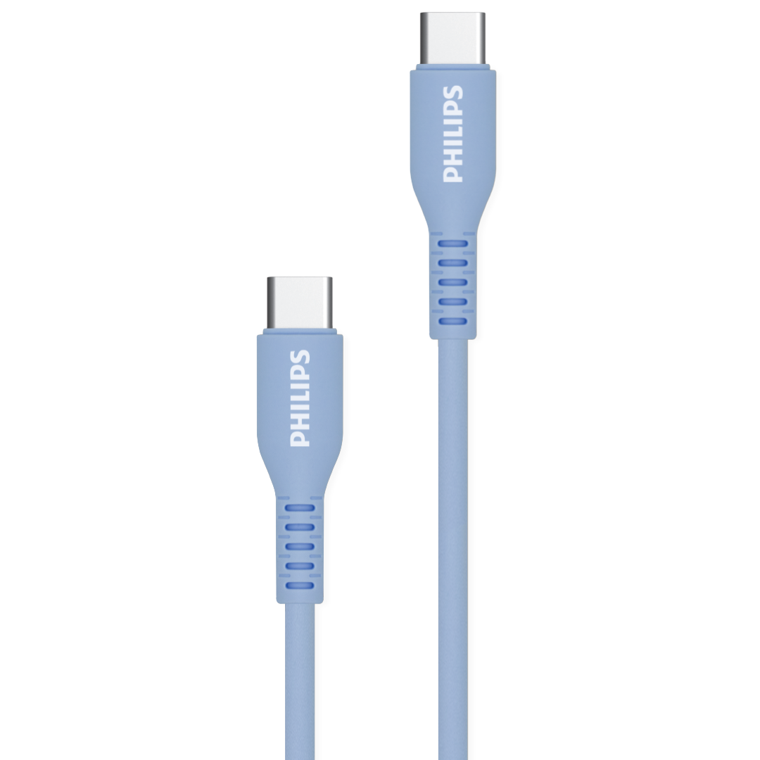  Cáp sạc Philips DLC8601 Type - C to Type - C (USB 2.0), 1.2M, Max 60W 