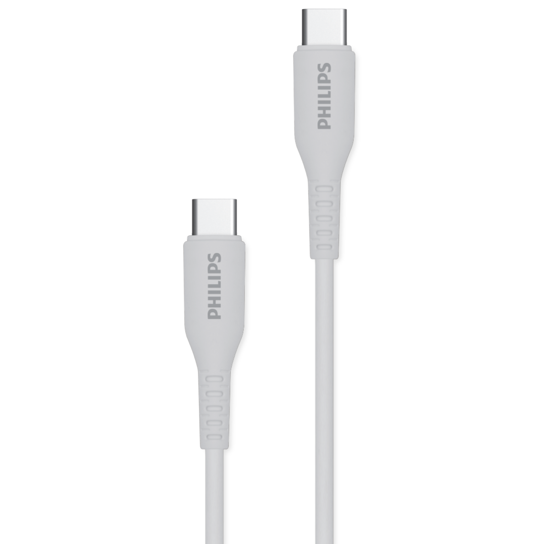  Cáp sạc Philips DLC8601 Type - C to Type - C (USB 2.0), 1.2M, Max 60W 