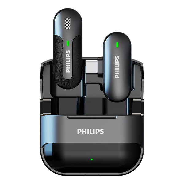 Bộ micro không dây cài áo Philips DLM9001C kết nối cổng USB-C (1 Receiver + 1 Mic) 