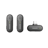  Bộ micro không dây cài áo Philips DLM9002C kết nối cổng USB-C (1 Receiver + 2 Mic) 