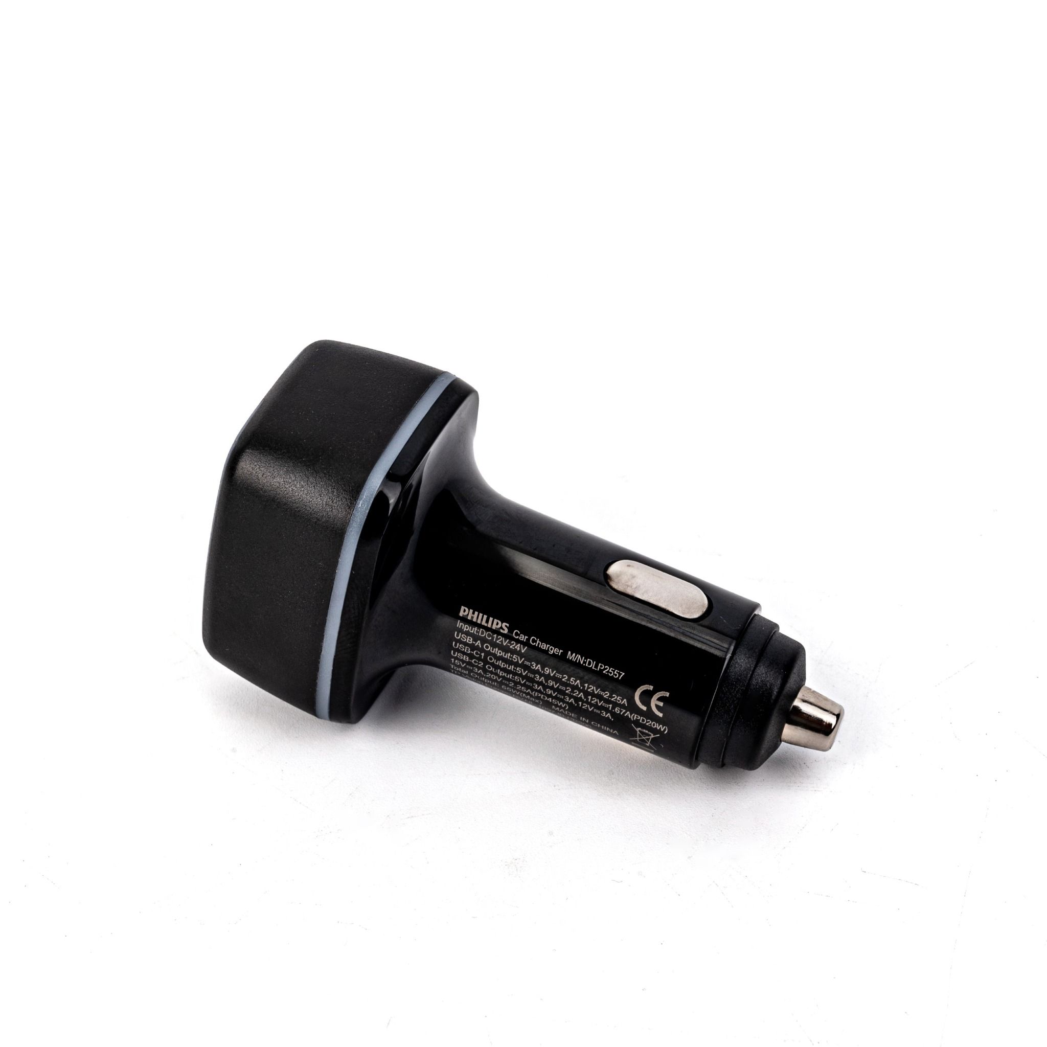  Tẩu sạc Philips DLP2557 Max 65W 2PD+1QC dùng trên ô tô 