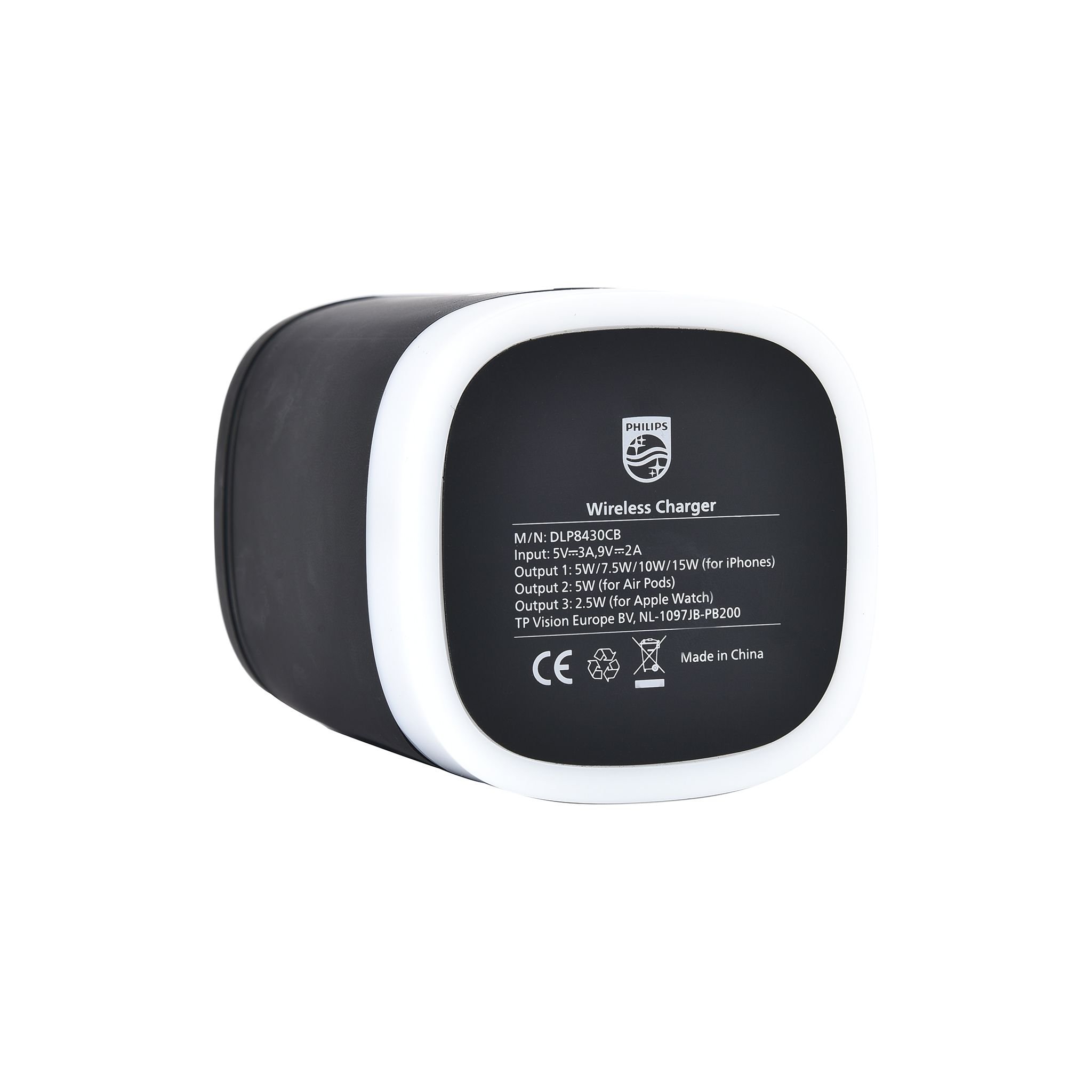  Đế sạc không dây Philips DLP8430CB 3 trong 1 Max 15W 