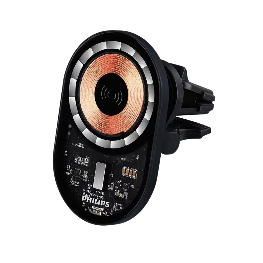  Giá đỡ kèm sạc không dây Philips DLP9719 dùng trên ô tô 