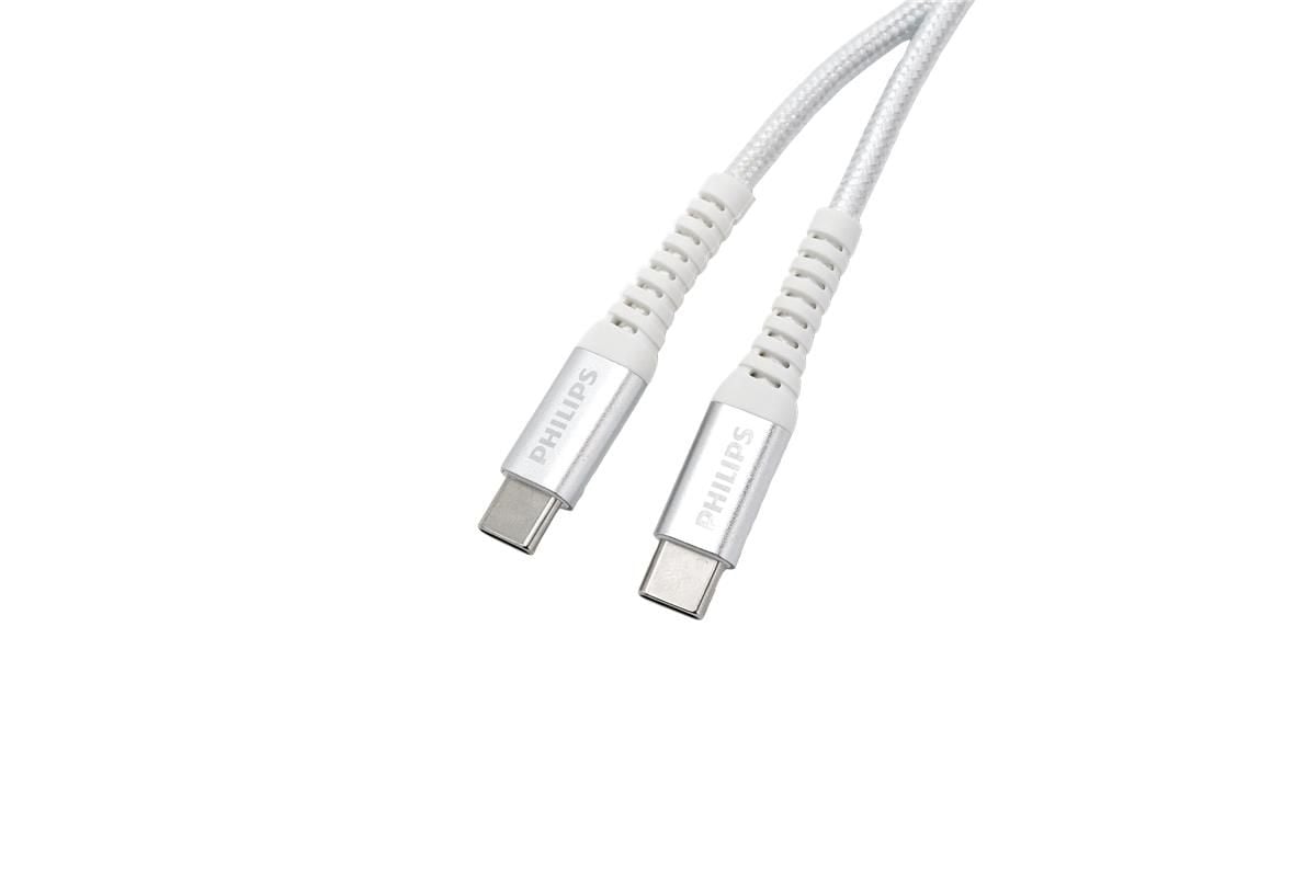  Cáp sạc Philips DLC9530 Type C to Type C (USB2.0), 1M, Max 100W 