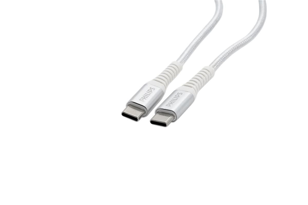 Cáp sạc Philips DLC9530 Type C to Type C (USB2.0), 1M, Max 100W 