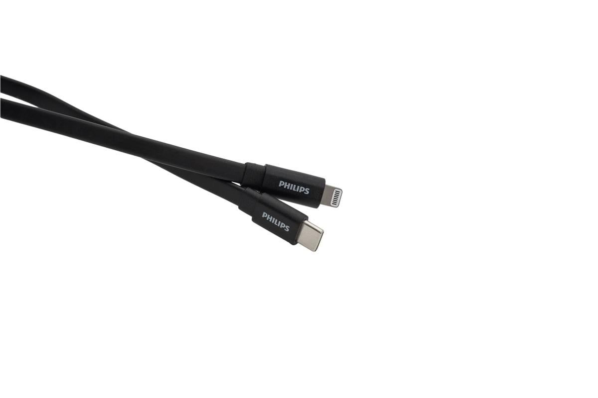  Cáp sạc Philips DLC9543 Type C to Lightning, Chuẩn MFI, 1.2M 